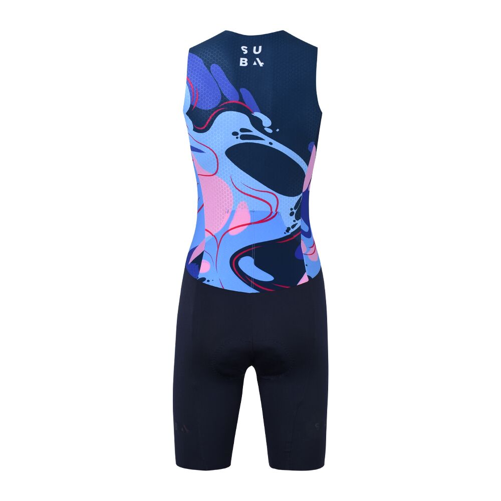 Triathlon Endurance Suit Seamless Women's Hyper Swirl - Image 5