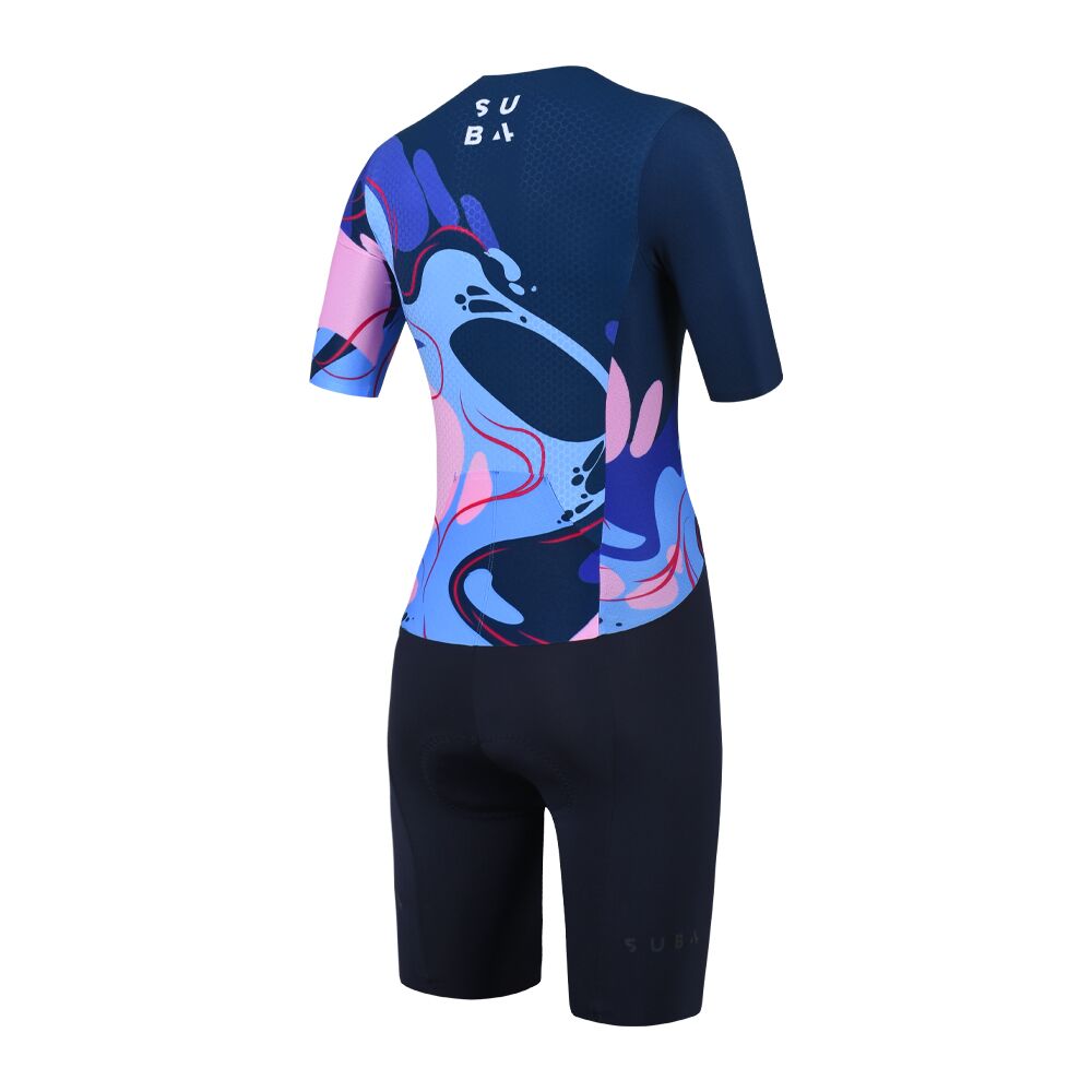 Triathlon Speedsuit Seamless Women's Hyper Swirl - Image 9