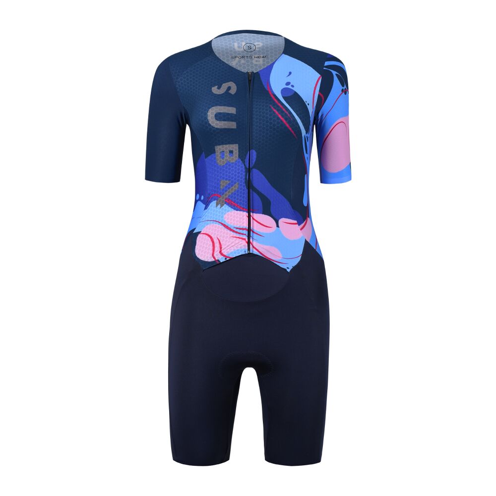 Triathlon Speedsuit Seamless Women's Hyper Swirl - Image 3