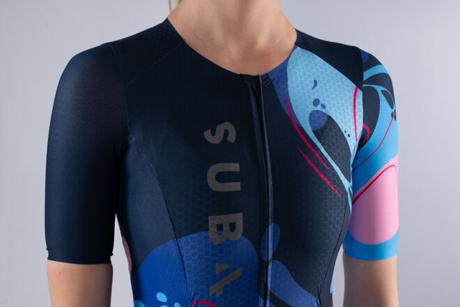 Triathlon Speedsuit Seamless Women's Hyper Swirl - Image 6