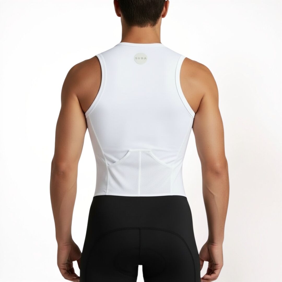 Triathlon Endurance Suit Action White - Black - Image 2