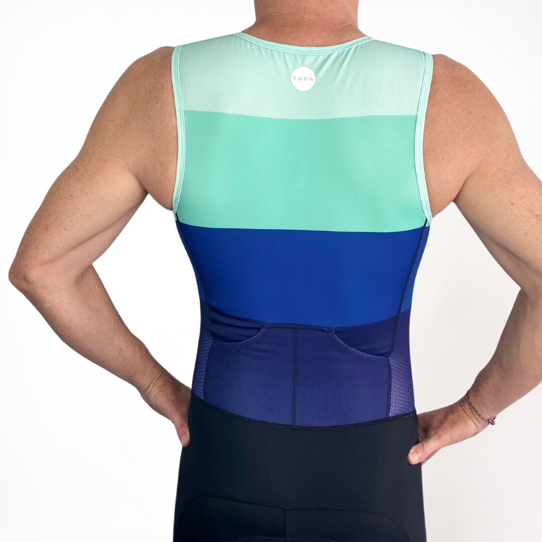 Triathlon Endurance Suit Teal Split - Image 4