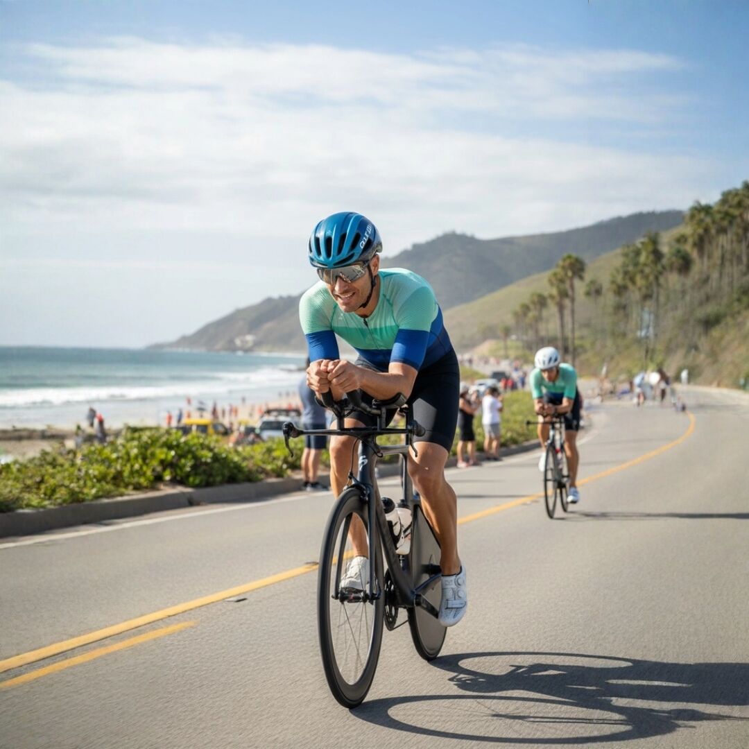 Triathlon Speedsuit Teal Split - Image 2