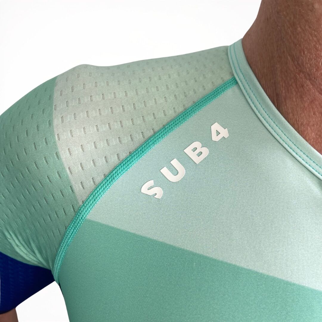 Triathlon Speedsuit Teal Split - Image 4