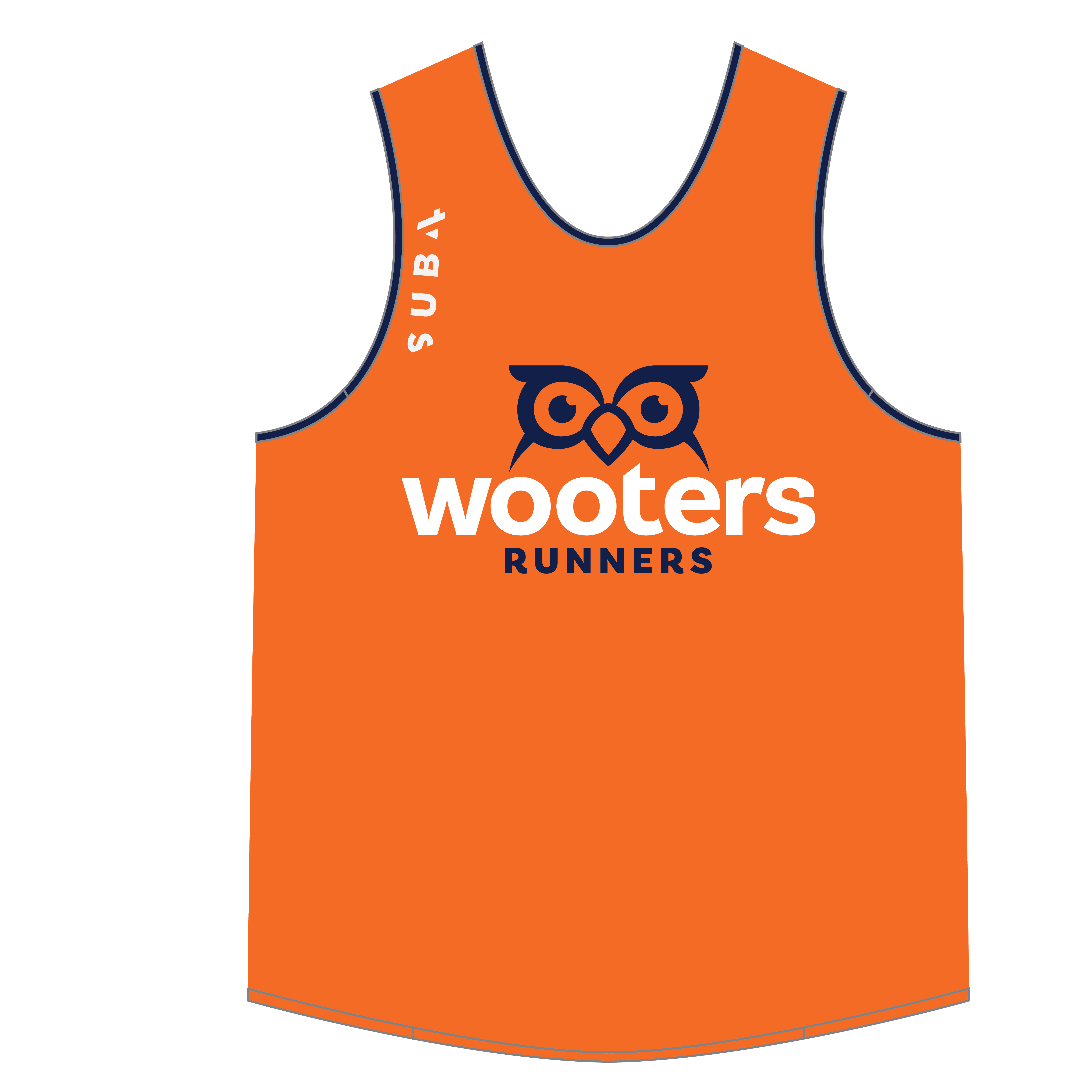 Custom Singlet Vest - Action Full Back Style