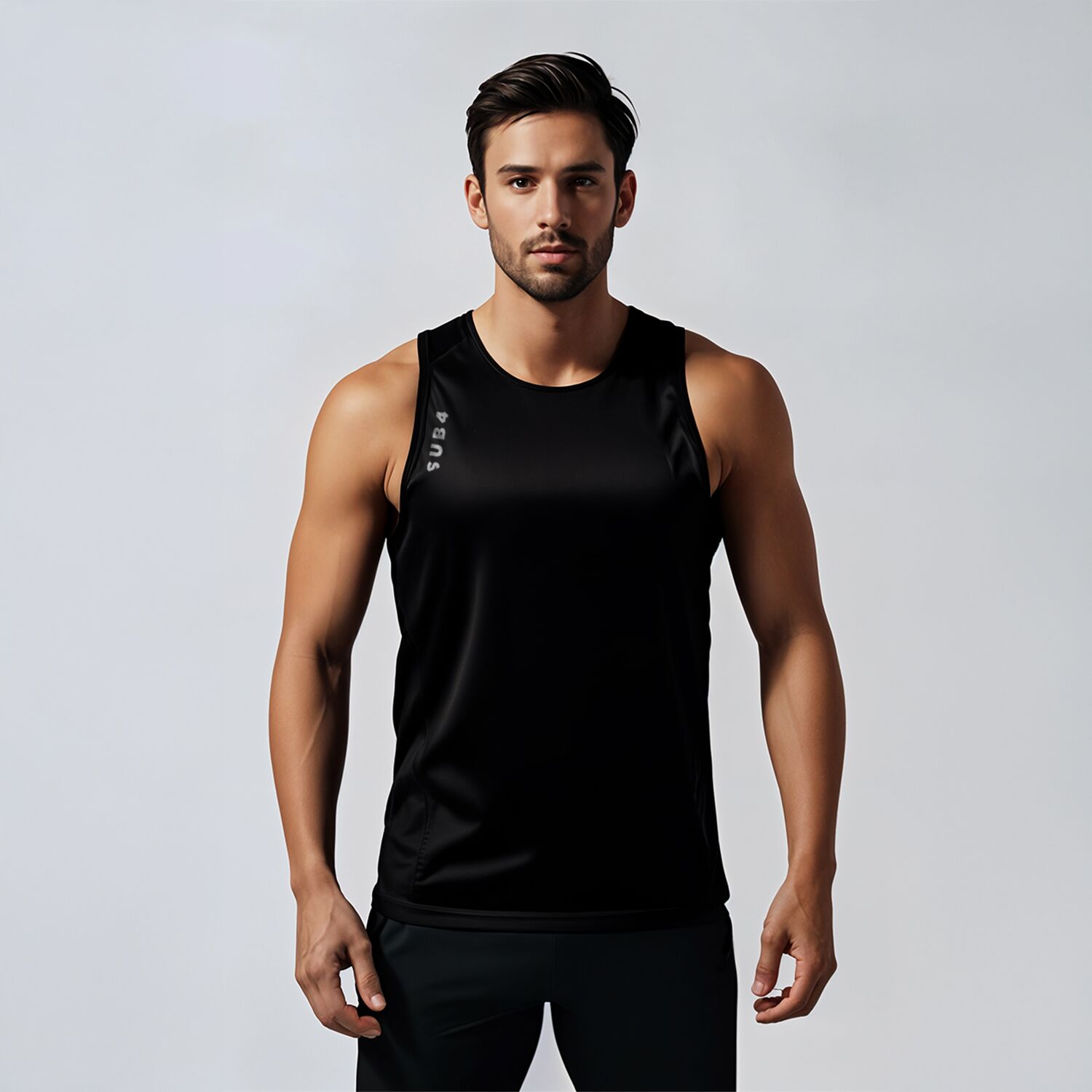 Running Singlet Action Black